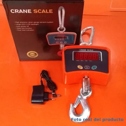 Balanza De Cocina Digital Gancho Pesa Hasta 500 G Roja